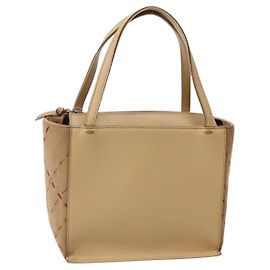Borsa a mano vintage in pelle Burberry