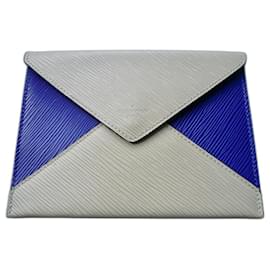 LOUIS VUITTON Pochette de cuero epi bicolor NUEVO ESTADO