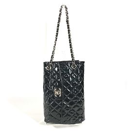 Sac à épaule noir Matelassé Chanel