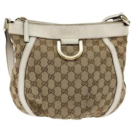 Gucci D Ring Messenger Bag aus GG-Canvas Medium