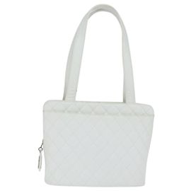 Borsa a bowling CC vintage di Chanel in caviar trapuntato medio