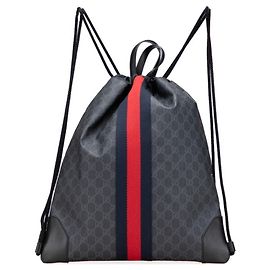 Gucci GG Supreme Sherry Line Rucksack mit Kordelzug