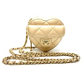 Chanel Matelassé Mini Herz Ketten Schultertasche