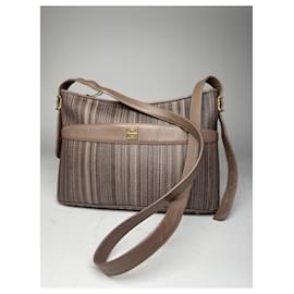 Sac en cuir vintage Givenchy rayé
