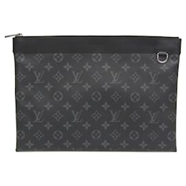 Borsa Clutch Pochette Discovery Monogram Eclipse di Louis Vuitton