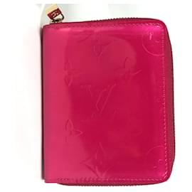 Louis Vuitton Monogram Vernis Bloom Kompaktgeldbörse