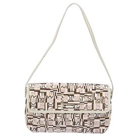 Vintage Clutch Bag aus Canvas von Salvatore Ferragamo