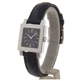 Bulgari Bvlgari Quadrato Quarz Uhr aus Edelstahl