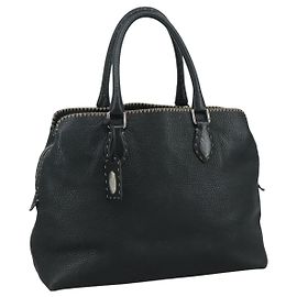 Borsa a mano Fendi Selleria in pelle stampata