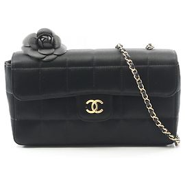 Borsa a Spalla Camelia Cioccolato Chanel