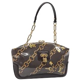 Pochette de PVC sobre seda impresa Louis Vuitton Charms