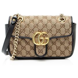 Borsa a tracolla piccola GG Marmont in tela Matelassé GG di Gucci