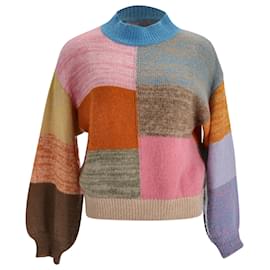 Stine Goya Adonis Patchwork-Pullover aus mehrfarbigem Acryl - Autre Marque
