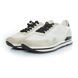 Sneaker Hogan H forte in bianco e beige
