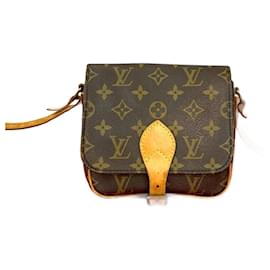 Borsa a Spalla Cartouchiere in Pelle Monogram Louis Vuitton