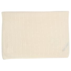 Ralph Lauren Reise-Set aus cremefarbenem Kaschmir mit Schal und Augenmaske