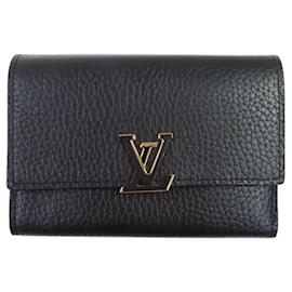 Louis Vuitton Portefeuille Compact Taurillon Clemence Bifold Wallet