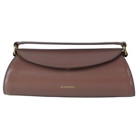 Borsa a tracolla mini Cannolo marrone Jil Sander
