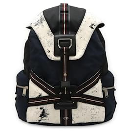 Dior Homme Nylon Leather Backpack Black ref.2604568 - Joli Closet