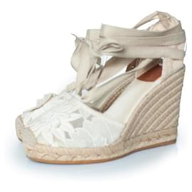 Florale Espadrille-Wedge von Tory Burch
