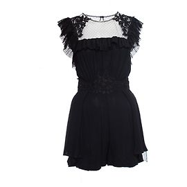 Mono negro Elisabetta Franchi con tul.