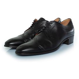 Gucci Stringate in broccato con tacco dorato chiodato