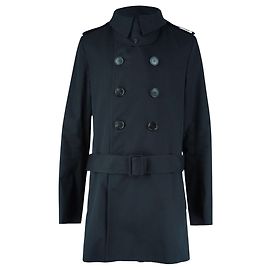 Schwarzer Dior-Trenchcoat mit abnehmbarem Gürtel