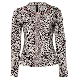 Marc Cain Cardigan mit Leopardenmuster