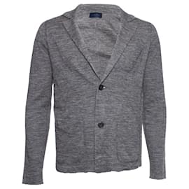 Cárdigan de alpaca gris Lanvin