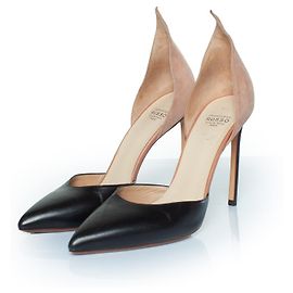 Wildleder- und Leder-Pumps von Francesco Russo