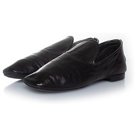 Schwarze Lederloafers von Lemaire