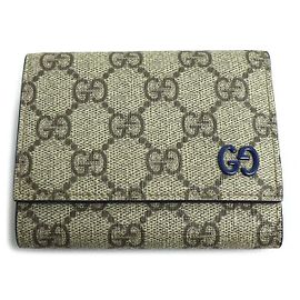 Portefeuille Trifold GG Supreme de Gucci