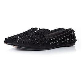 Philipp plein Suede stud loafers in black - Philipp Plein
