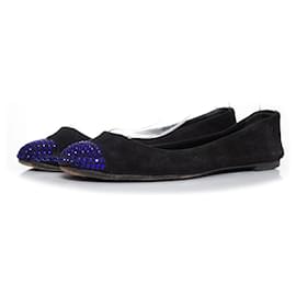 Ballerine in suede Giuseppe Zanotti
