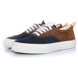 Closed Sneakers in suede chiusi marroni e blu