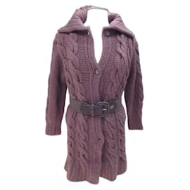 Jackpot-Cardigan aus brauner Wolle - Autre Marque