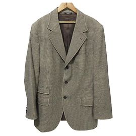Dolce & Gabbana Giacca su misura in denim a quadri Glen Check Portofino di Dolce&Gabbana