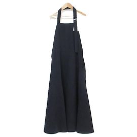 Autre Marque Uhr Fake-Suede Langschürzenkleid