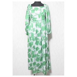 Autre Marque Abito in jacquard con motivo floreale