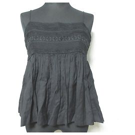 Autre Marque PARIGOT Back Ribbon Lace Flare Camisole