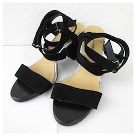 Autre Marque Sandali con tacco spesso in suede Odette e Odile