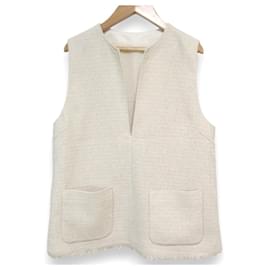 Autre Marque Blusa de V-Neck de Tweed de Hilo Karl ANAYI