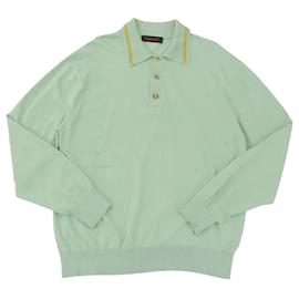 Autre Marque Polo in cotone a maglia a maniche lunghe CABaN