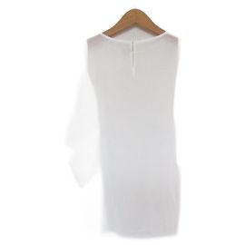 Autre Marque Liyoca Baumwoll-Organdy-Bluse mit Glockenärmeln