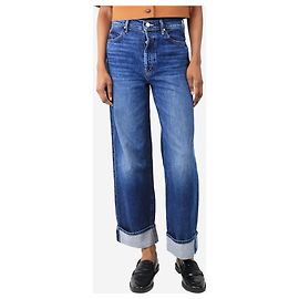 Mother Jeans azul de corte relaxado - tamanho UK 6