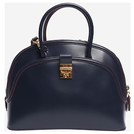 MCM Borsa in pelle Anna blu scuro 2 in 1