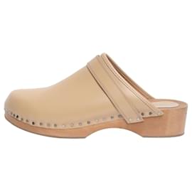 Isabel Marant Zoccoli in suede neutro - taglia EU 39 (UK 6)
