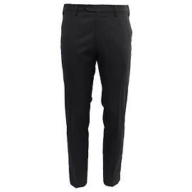 Autre Marque Pantaloni Slim-Fit Mr. P. in Lana Nera