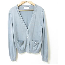 Autre Marque FOXEY NEW YORK COLLECTION 100% Silk Knit Cardigan