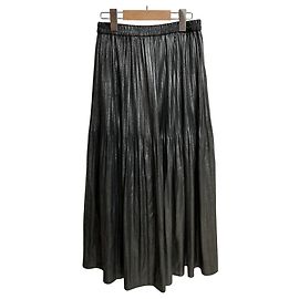 Autre Marque Helle plissierte weite Chiffon-Hosen ATSURO TAYAMA